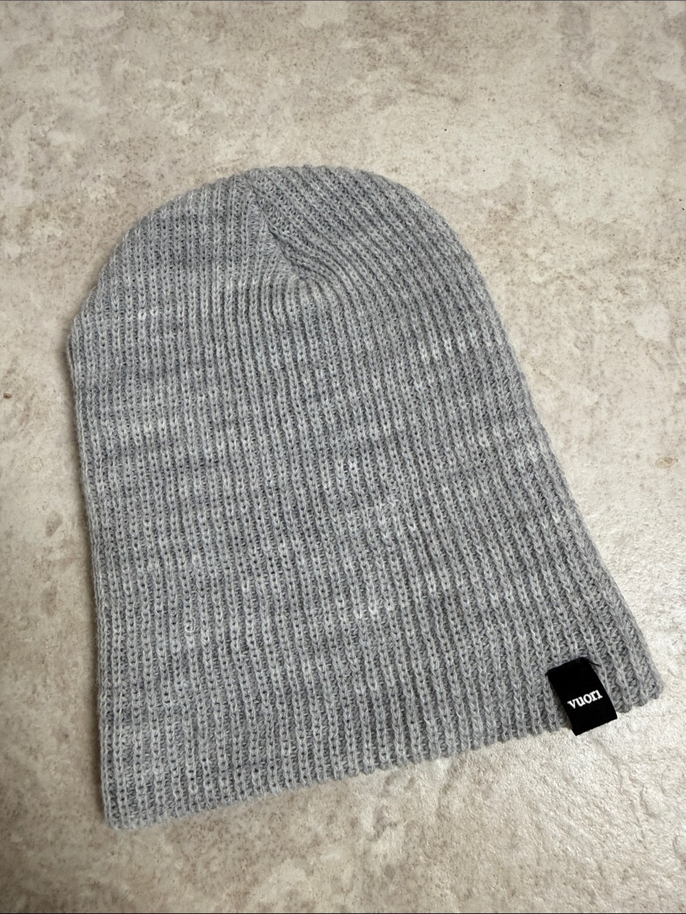 Vuori California Knit‎ Beanie Cap Hat Gray Unisex One Size